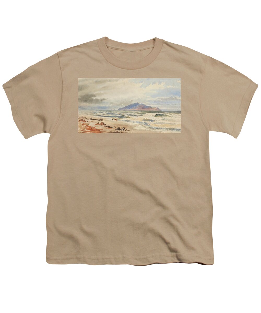20th Century Art Youth T-Shirt featuring the painting Kapiti by Nicholas Chevalier