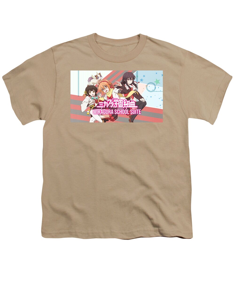 Mikagura School Suite Youth T-Shirt featuring the digital art Mikagura School Suite by Super Lovely