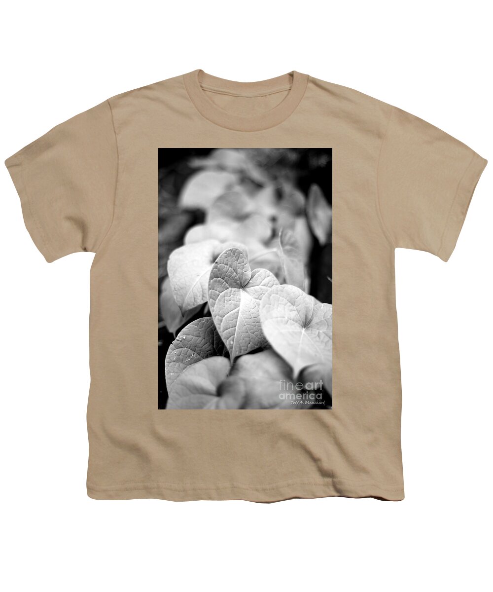 Nature Youth T-Shirt featuring the photograph Morning Glory Vines by Todd Blanchard
