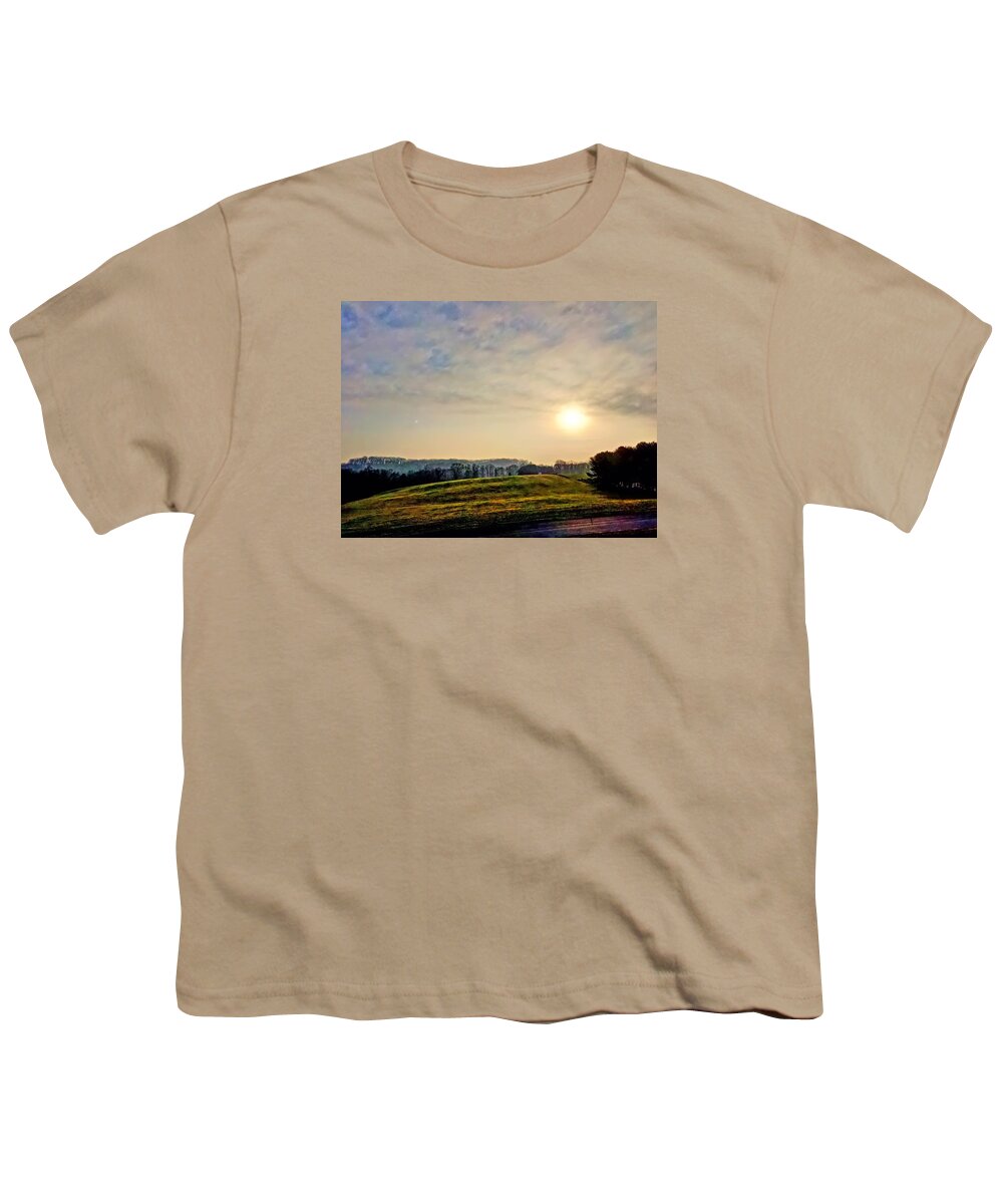 Mist Youth T-Shirt featuring the photograph Morning Mist by Chris Montcalmo