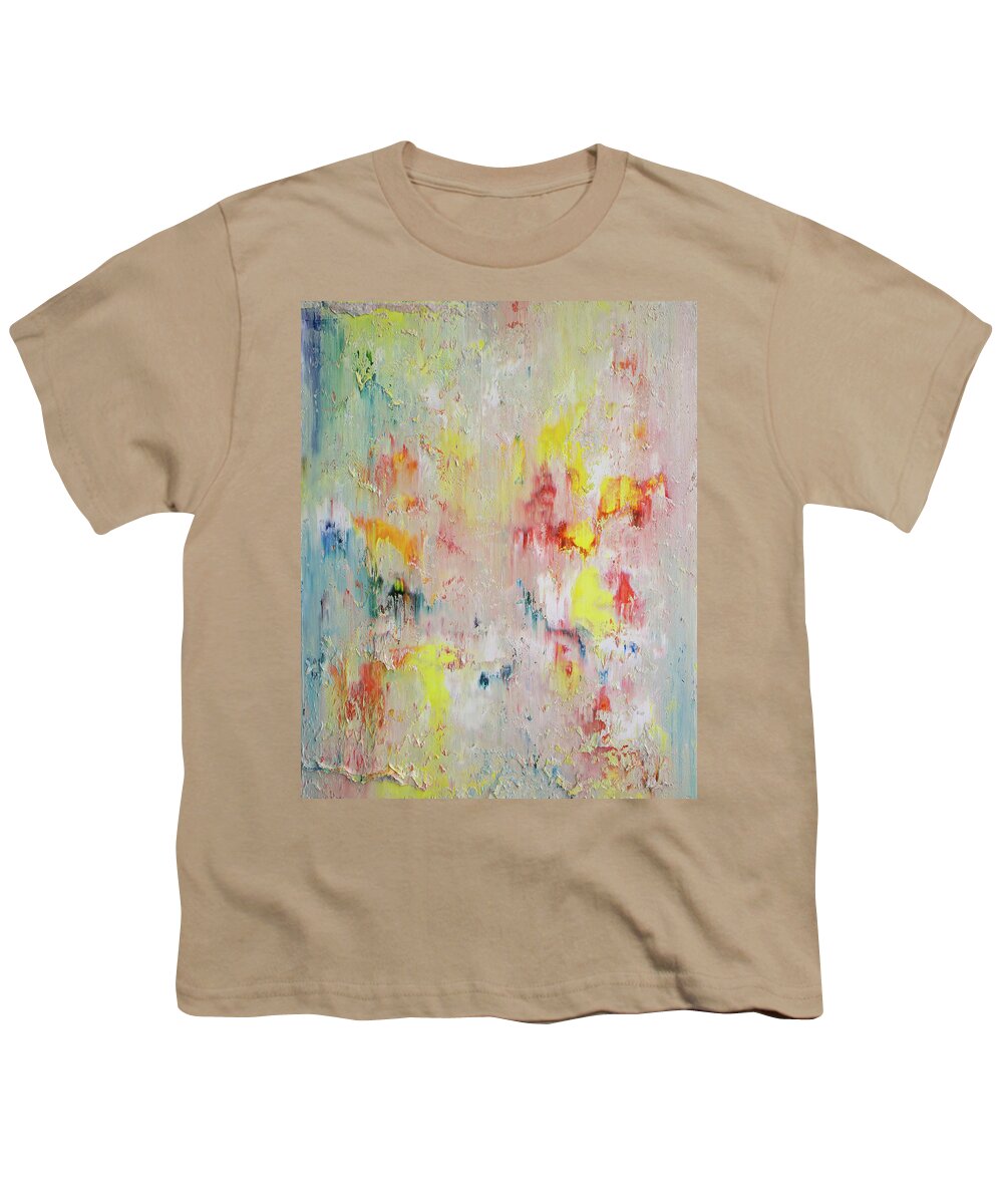 Derek Kaplan Art Youth T-Shirt featuring the painting Opt.64.16 When You Beleive by Derek Kaplan