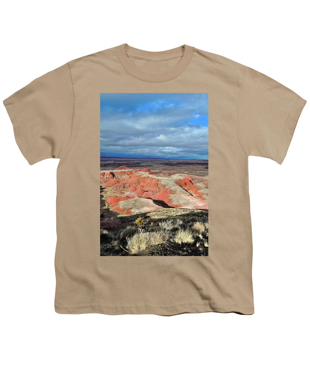 Petrified Forest National Park Youth T-Shirt featuring the photograph Painted Desert Magic Hour by Kyle Hanson