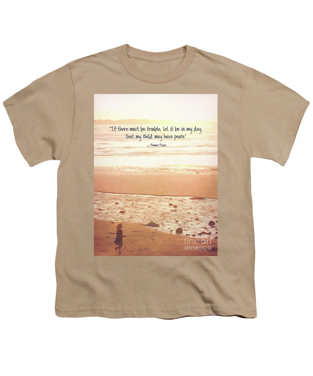 Peace Youth T-Shirt featuring the photograph Peace by Peggy Hughes