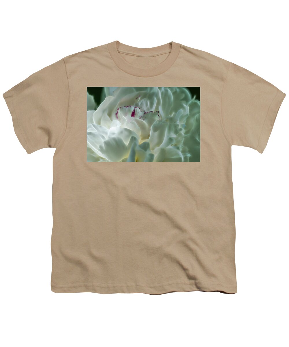 Peony Youth T-Shirt featuring the photograph Peony Flower Energy by Beth Venner