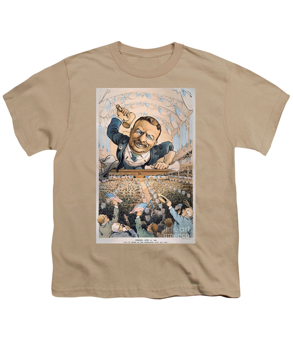 1904 Youth T-Shirt featuring the photograph Presidential Campaign, 1904 by Granger