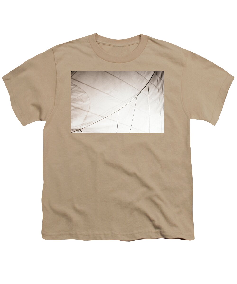 Aegis Youth T-Shirt featuring the photograph Sailing Details by Hannes Cmarits