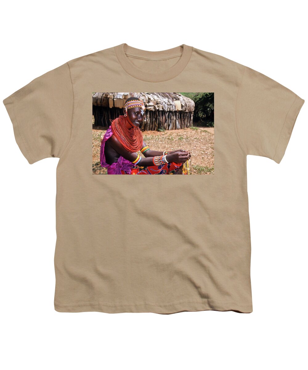 Africa Youth T-Shirt featuring the photograph Samburu Beauty by Michele Burgess