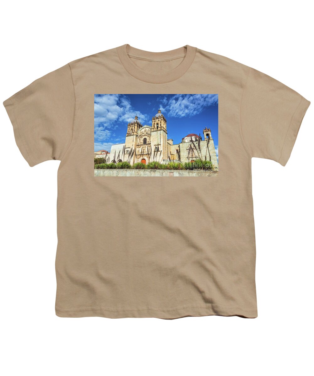 Oaxaca Youth T-Shirt featuring the photograph Santo Domingo Church View by Jess Kraft