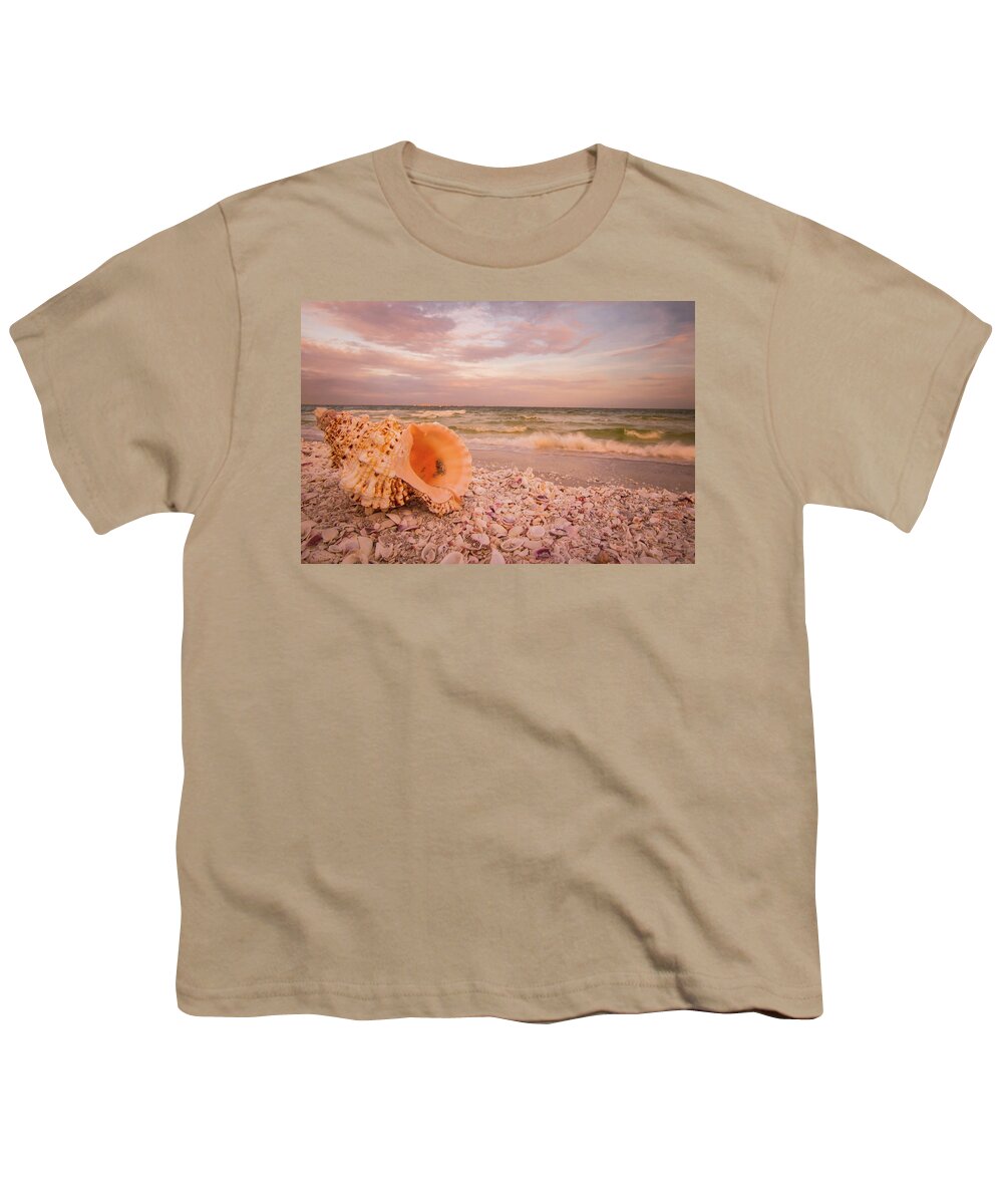 Shells Youth T-Shirt featuring the photograph Shell Paradise by George Kenhan