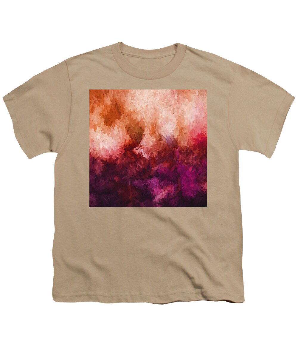 Digital Painting Youth T-Shirt featuring the digital art And God Created by Bonnie Bruno