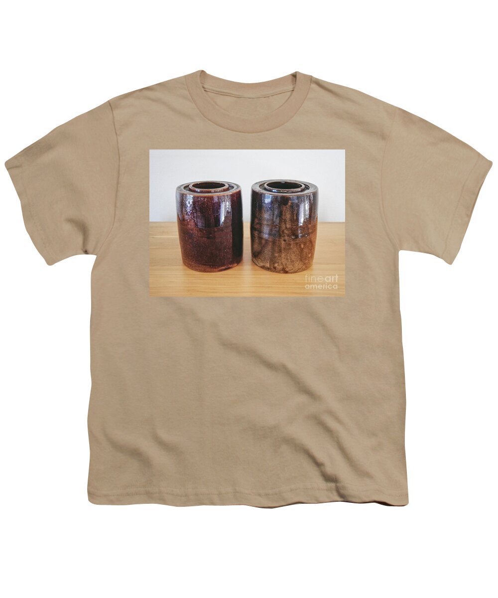 Pottery Youth T-Shirt featuring the photograph Still Life Pottery by Phil Perkins