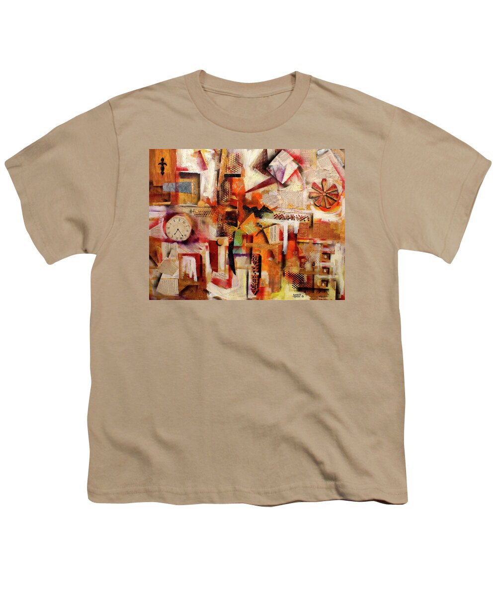 Everett Spruill Youth T-Shirt featuring the painting Stolen Legacy by Everett Spruill