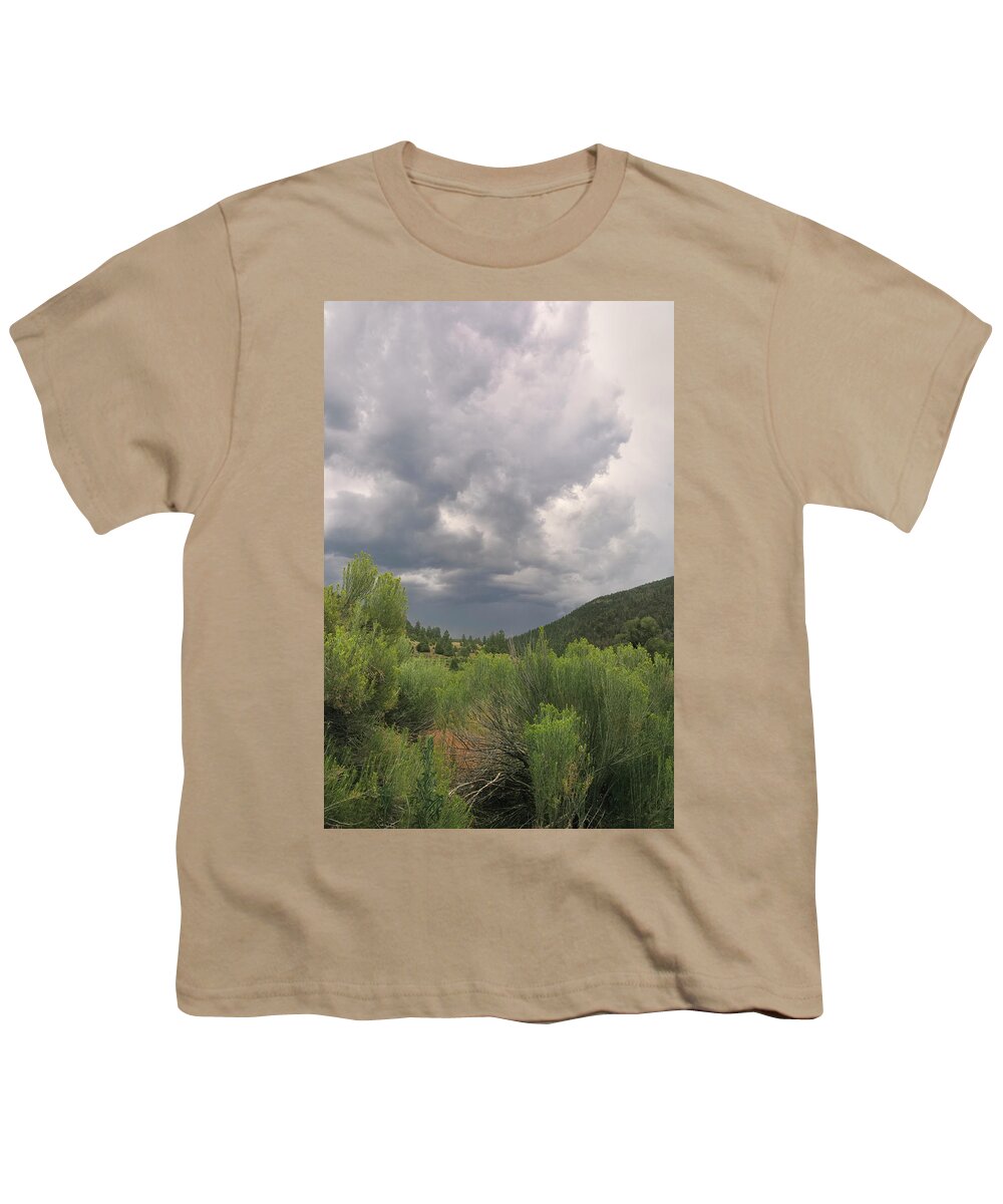 Mountains Youth T-Shirt featuring the photograph Summer Storm by Ron Cline