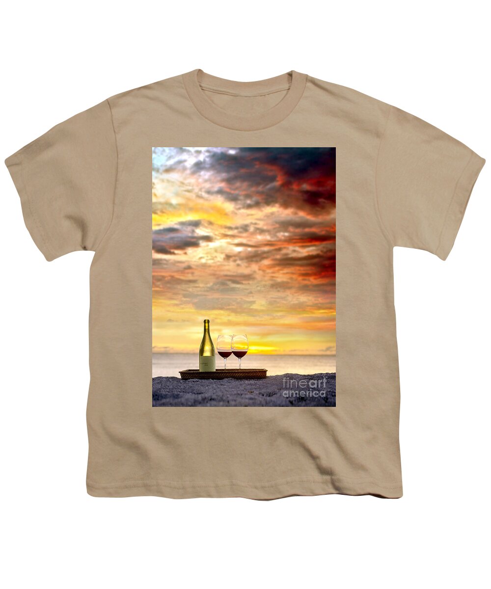 Sunset Devine Youth T-Shirt featuring the photograph Sunset Devine by Jon Neidert