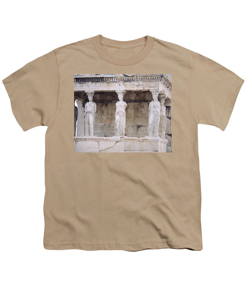 Photography Youth T-Shirt featuring the photograph Temple Of Athena Nike Erectheum by Panoramic Images