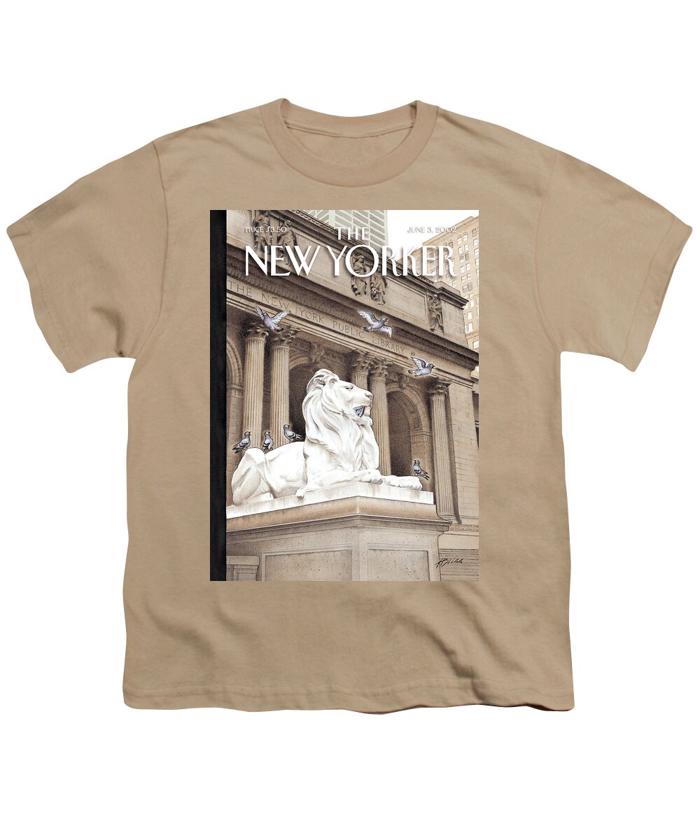 New Youth T-Shirt featuring the painting Its a Jungle Out There by Harry Bliss