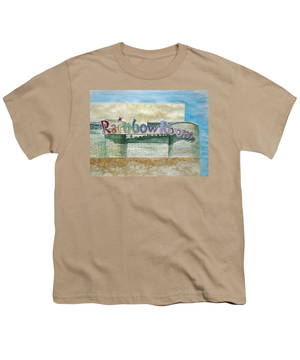 Asbury Art Youth T-Shirt featuring the painting The Rainbow Room by Patricia Arroyo