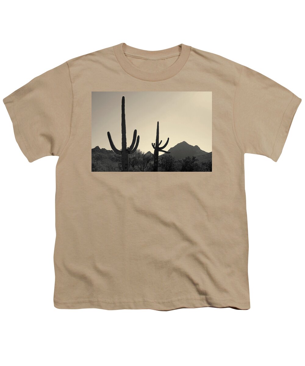 Landscape Youth T-Shirt featuring the photograph Tucson IV Toned by David Gordon