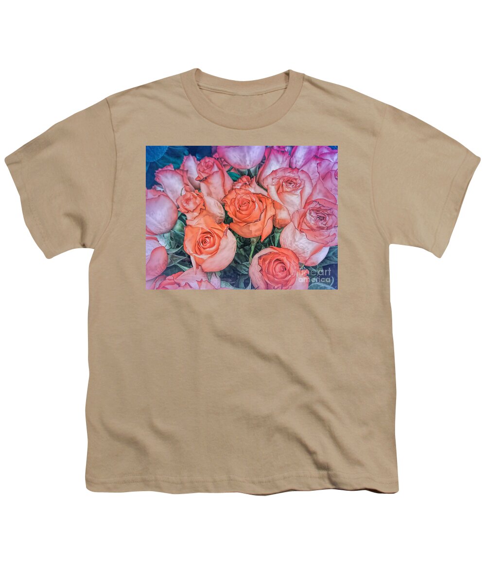 Roses Youth T-Shirt featuring the photograph Valentines Day Roses by Janice Drew