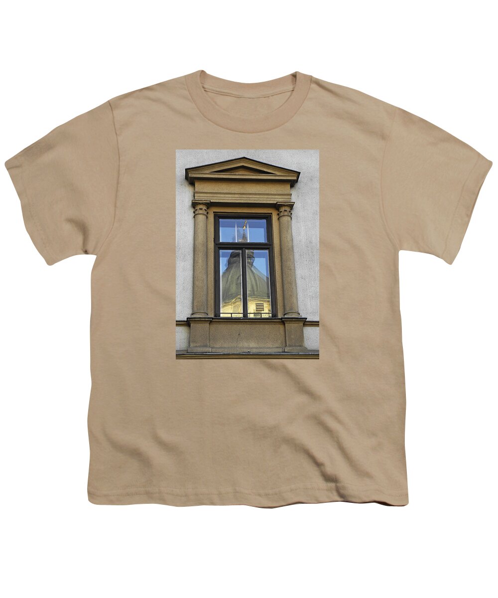Scenic Youth T-Shirt featuring the photograph Vienna Reflections by Doug Davidson