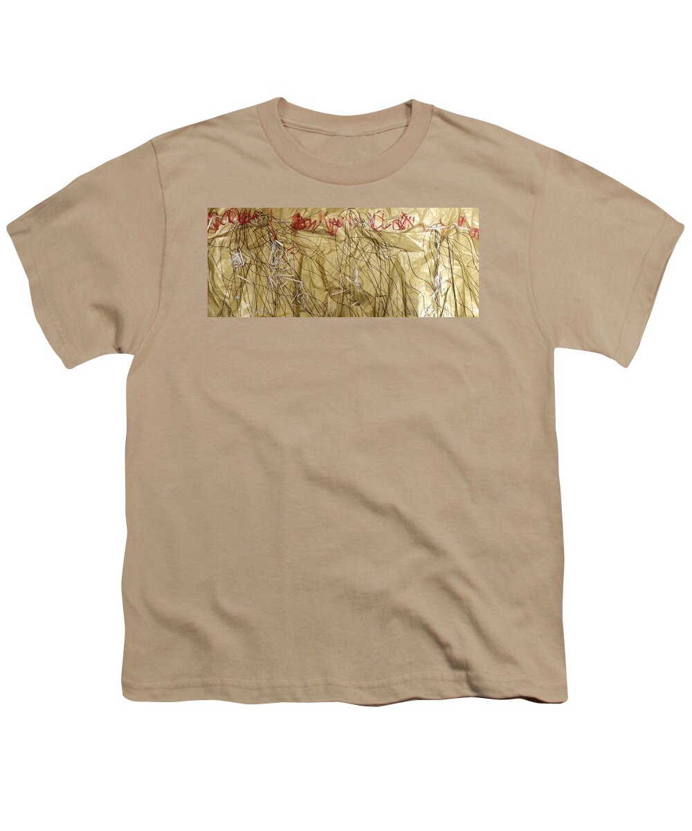 Jesus Youth T-Shirt featuring the painting The Holy Trinity #17 by Gloria Ssali