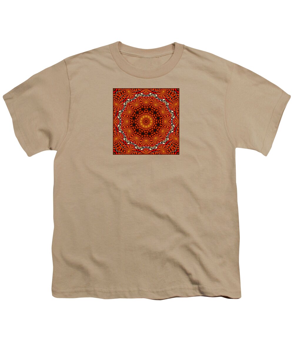 Candyland Fractal Sweets Gallery Youth T-Shirt featuring the digital art Chiclets K12-2 by Doug Morgan