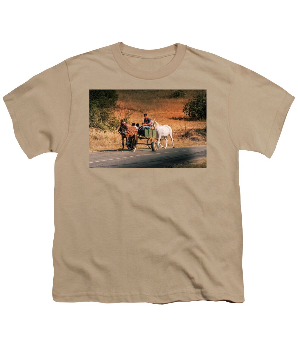 Come Back Home Youth T-Shirt featuring the photograph Come back home before dusk by Micah Offman