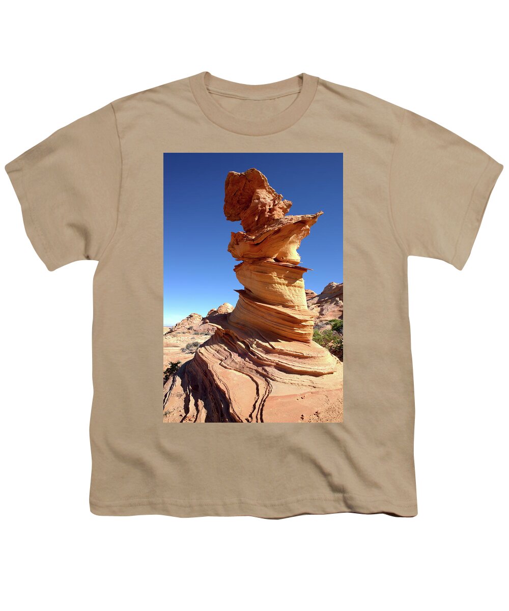  Youth T-Shirt featuring the photograph Control Tower by Ivan Franklin
