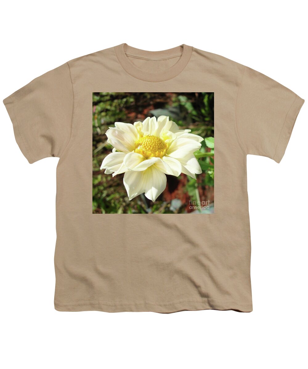 Dahlia Youth T-Shirt featuring the photograph Dahlia 12 by Amy E Fraser