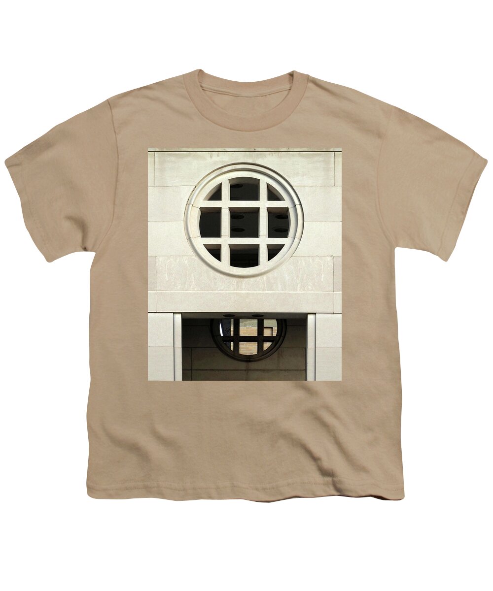 Abstract Architecture Youth T-Shirt featuring the photograph Geometric Architecture by Ginger Repke