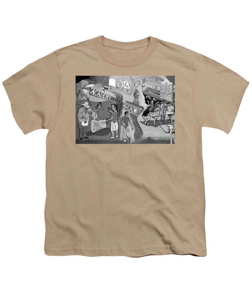 Inwood Youth T-Shirt featuring the photograph Inwood Mural by Cole Thompson