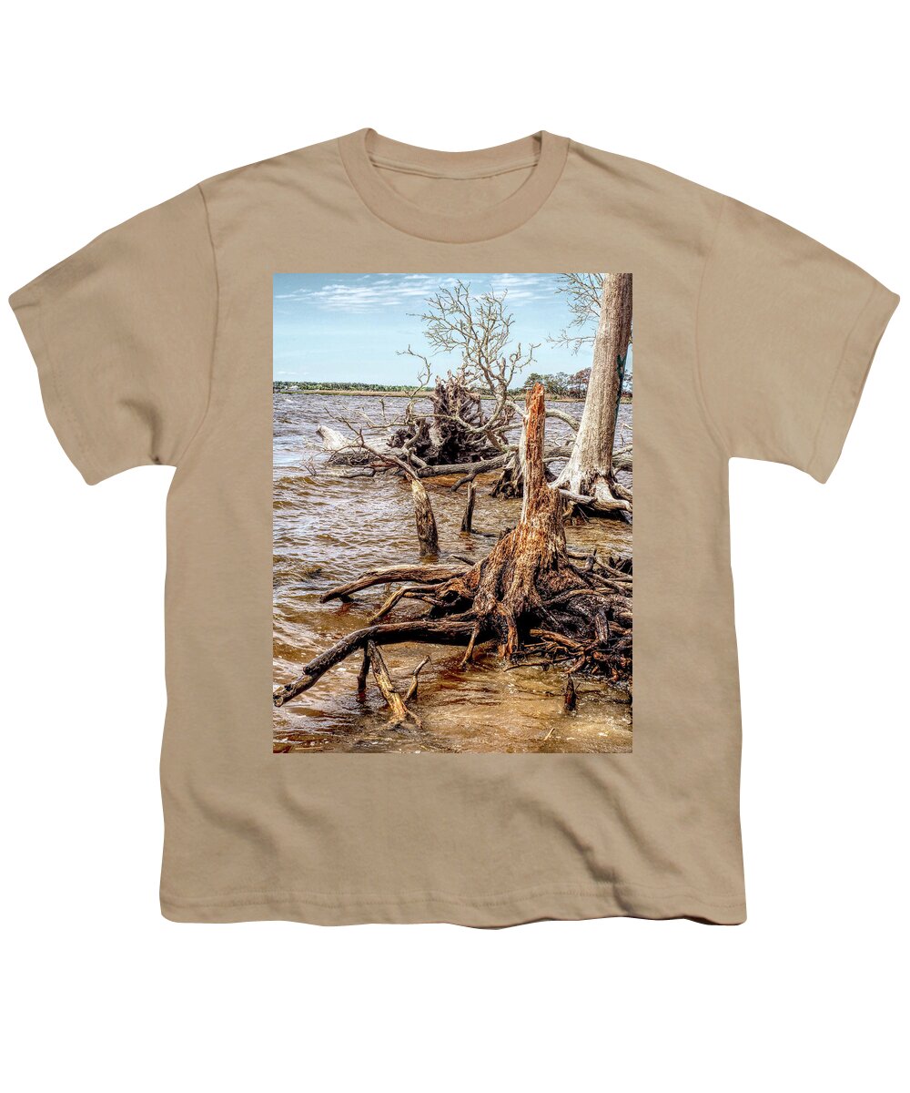 Nature Youth T-Shirt featuring the photograph Land and Sea 2 by Bearj B Photo Art