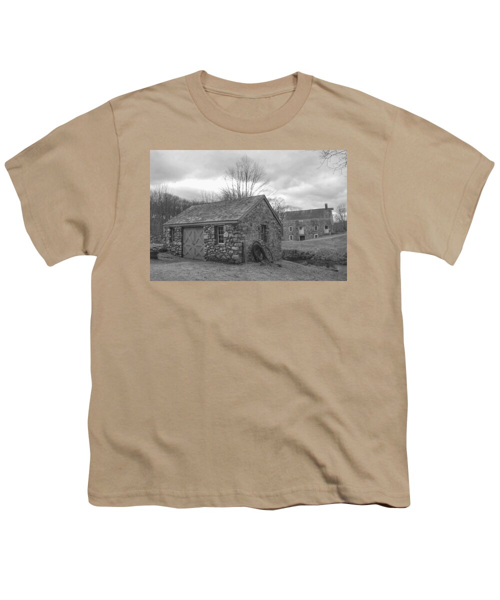 Waterloo Village Youth T-Shirt featuring the photograph Lock House and Store - Waterloo Village by Christopher Lotito