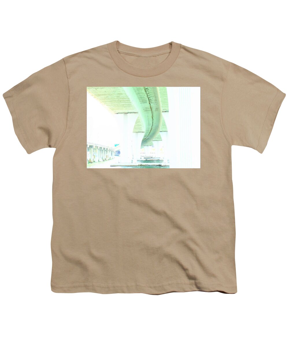 Miami Youth T-Shirt featuring the photograph Miami Bridge by Merle Grenz