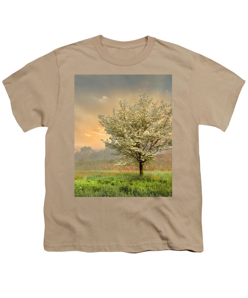 Carolina Youth T-Shirt featuring the photograph Morning Celebration II by Debra and Dave Vanderlaan