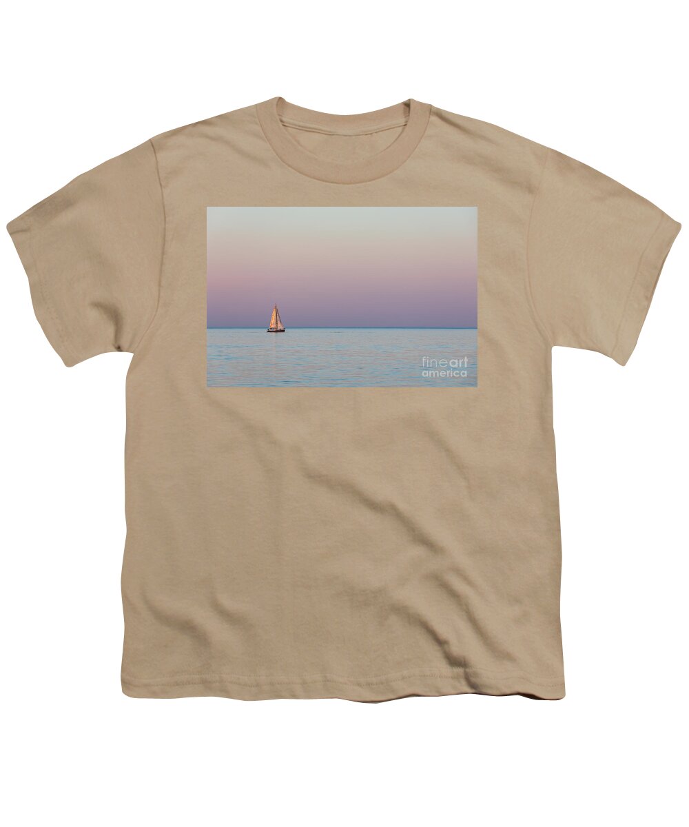 Photograph Youth T-Shirt featuring the photograph Pastel Sunset by Alma Danison