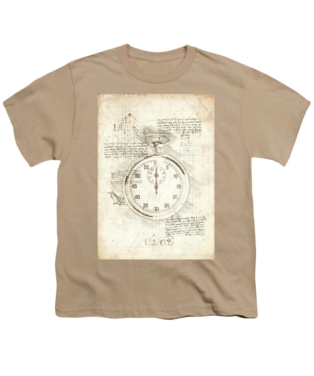 etikette delvist Appel til at være attraktiv Pocket watch sketch Youth T-Shirt for Sale by Northpoint Prints