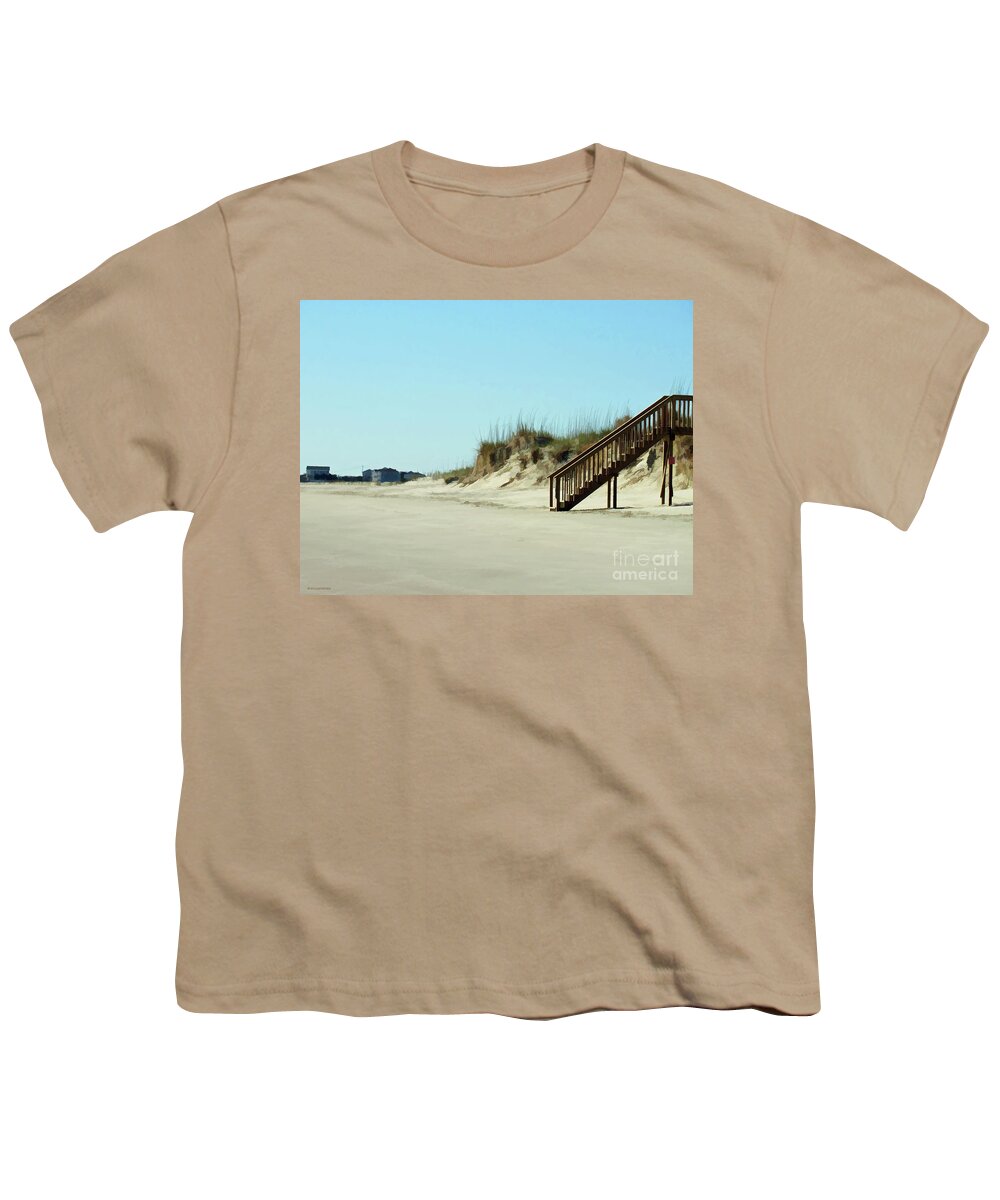 Beach Youth T-Shirt featuring the photograph Stairway to Heaven by Roberta Byram