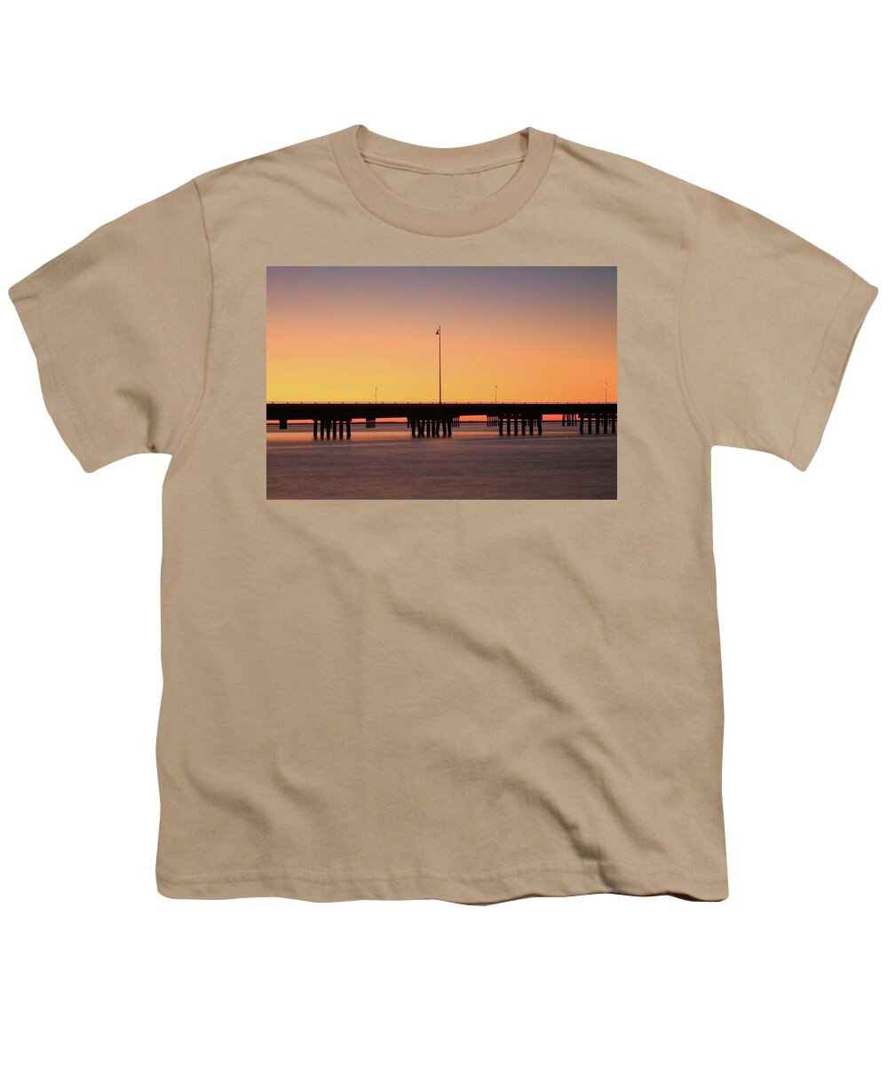 Florida Youth T-Shirt featuring the photograph Sunset at Punta Gorda by Paul Schultz