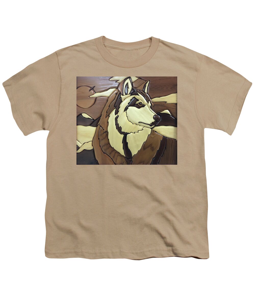 Husky Youth T-Shirt featuring the photograph The Proud Husky by Andrea Kollo