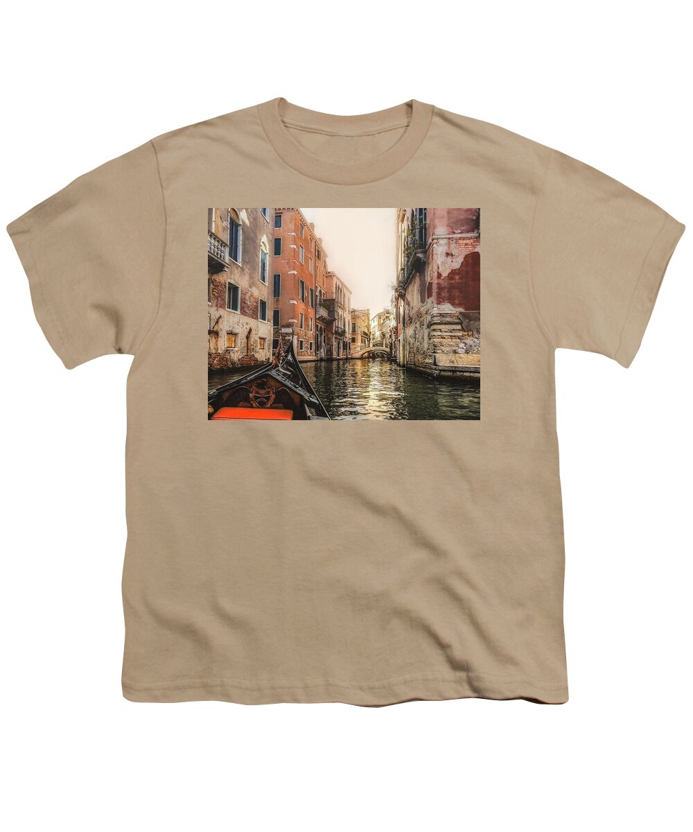 Canal Youth T-Shirt featuring the photograph Venice by Anamar Pictures