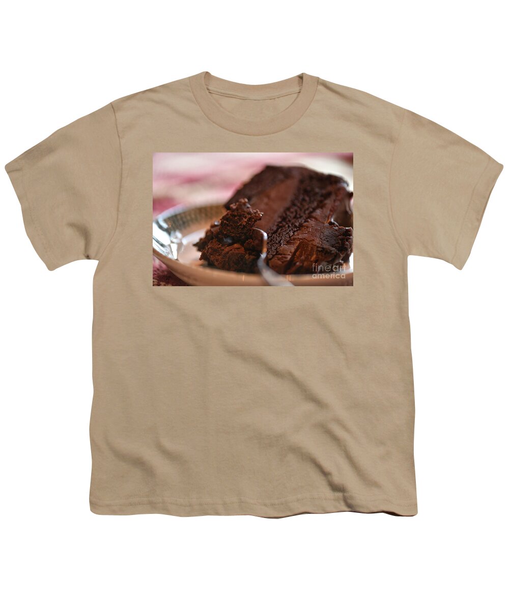 Cake Youth T-Shirt featuring the photograph World's Best Cake by Lois Bryan