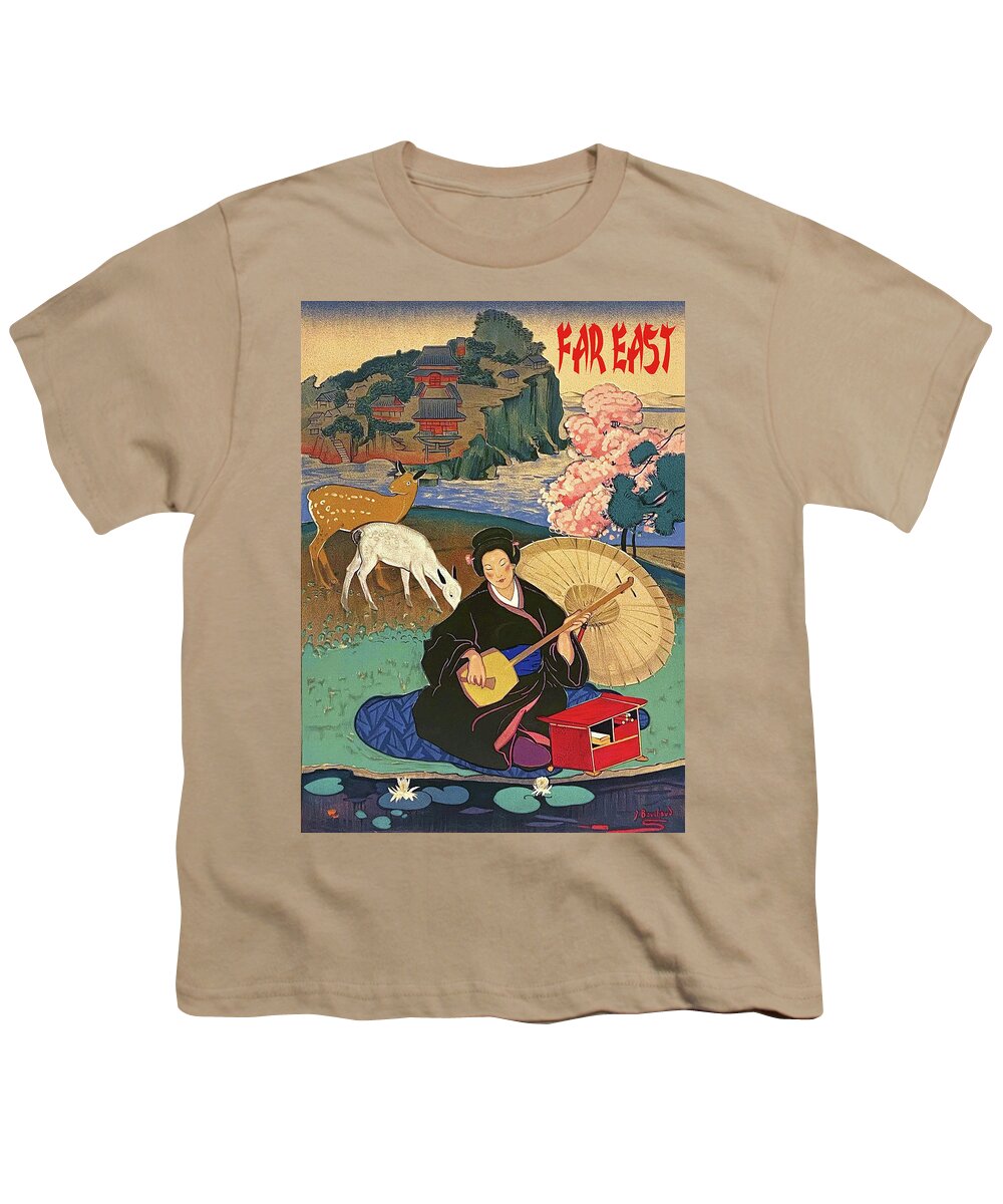 Far East Youth T-Shirt featuring the digital art Far East #1 by Long Shot