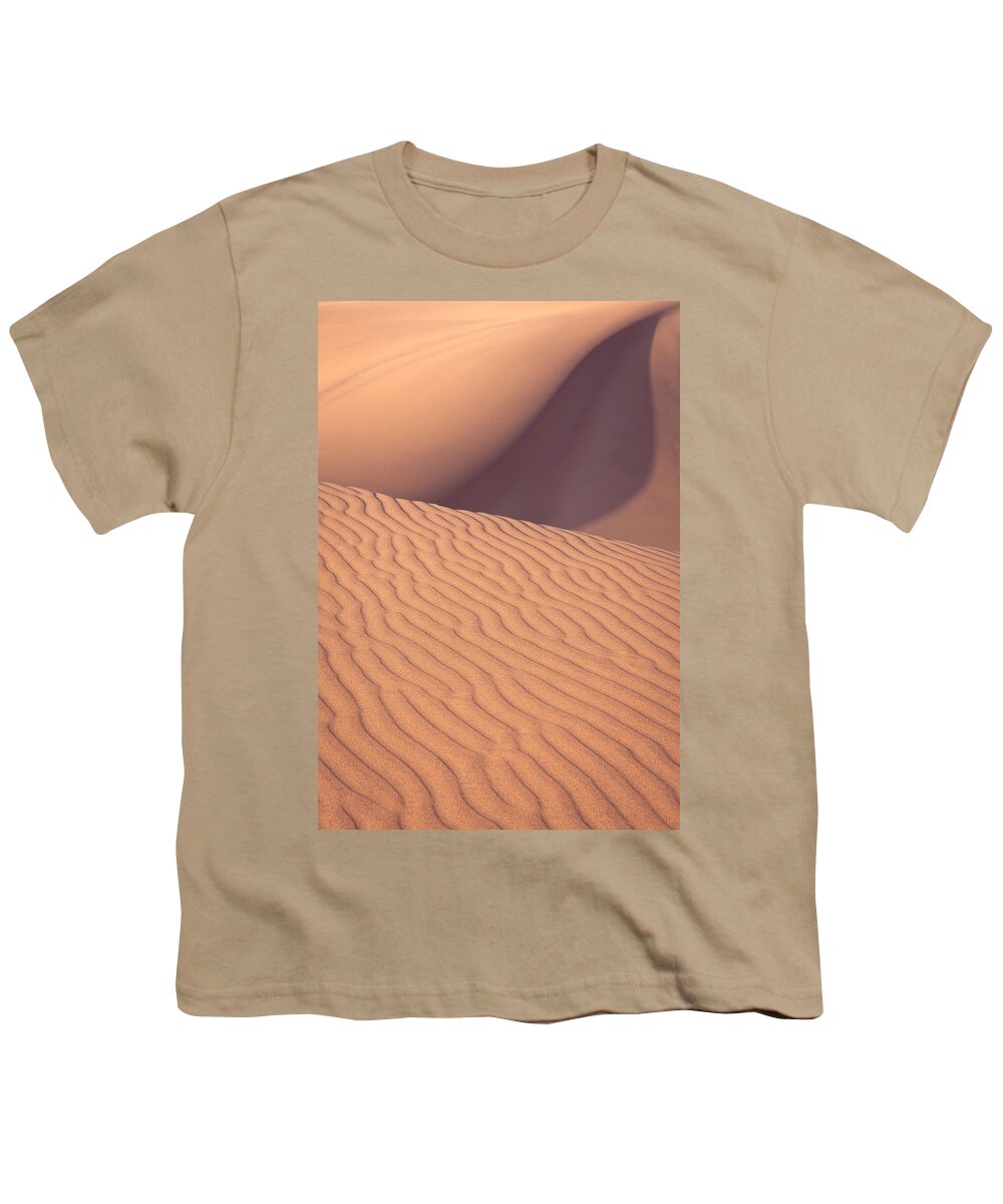 Sand Dunes Youth T-Shirt featuring the photograph Sand Dune with Movement by Peter Boehringer