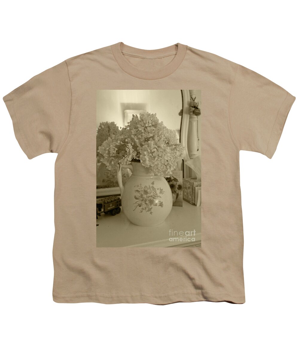 Walter Paul Bebirian: The Bebirian Art Collection Youth T-Shirt featuring the digital art 6-25-2012abcd by Walter Paul Bebirian