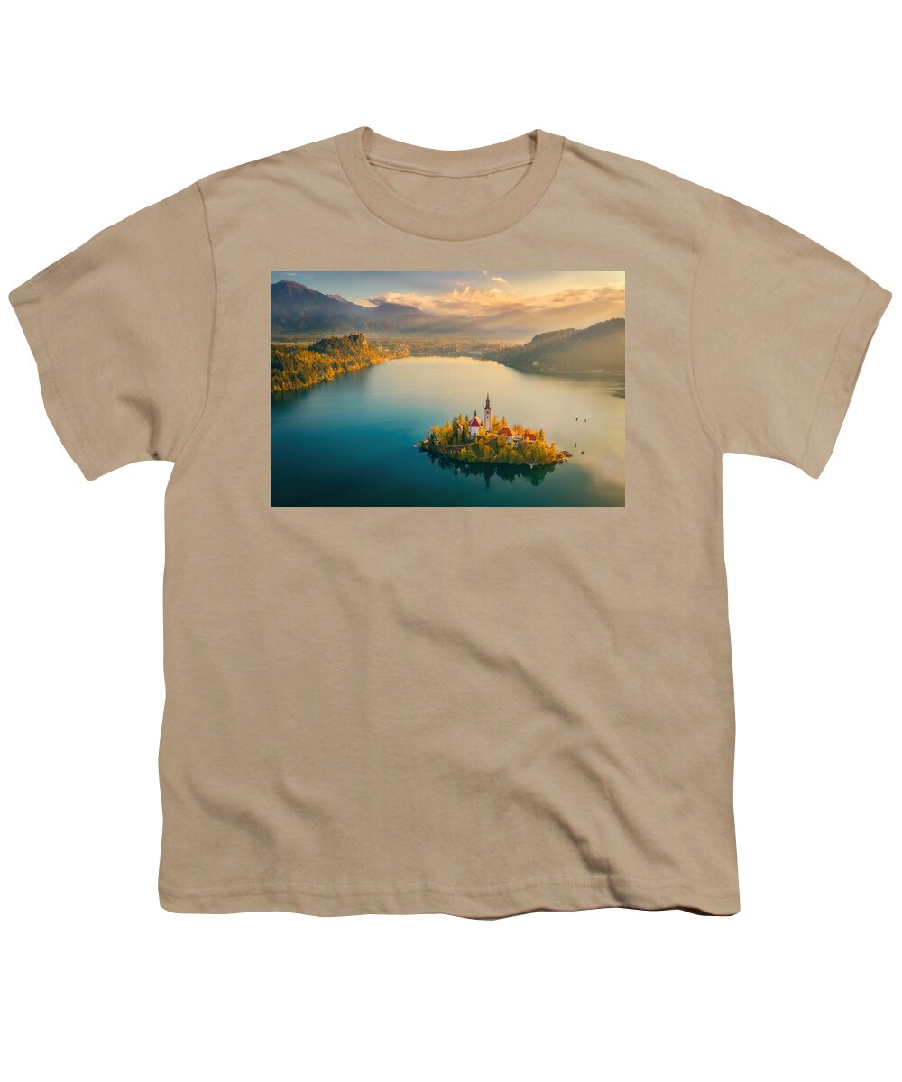 Island Youth T-Shirt featuring the photograph A fairy Island by Henry w Liu