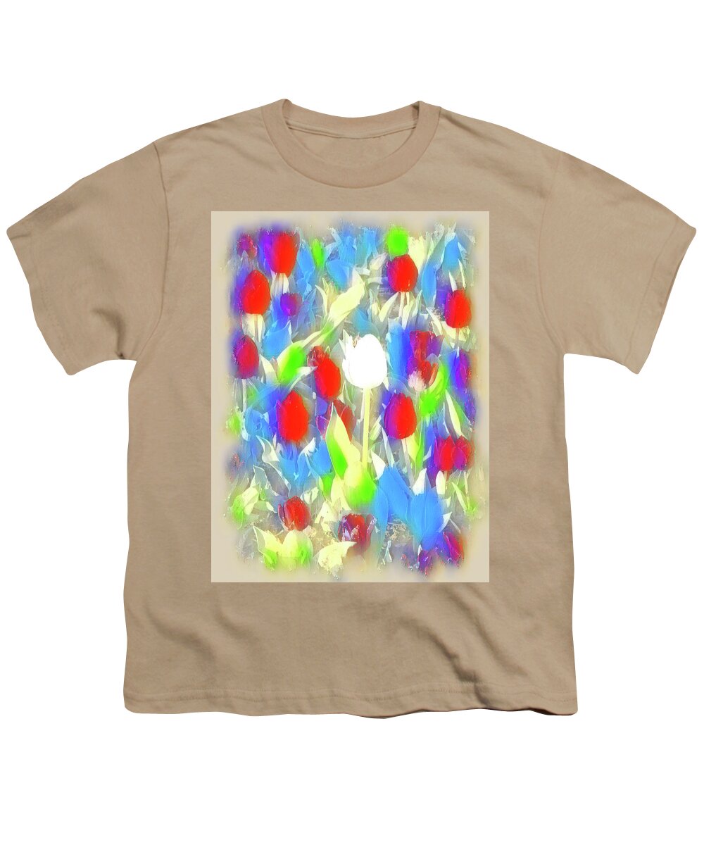 Flower Youth T-Shirt featuring the photograph Acceptance Rainbow by Gina Fitzhugh