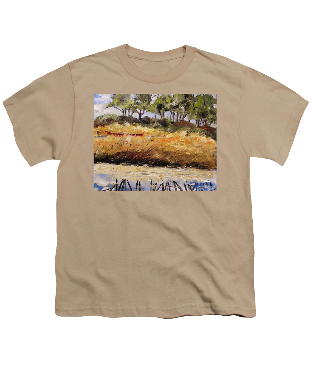  Youth T-Shirt featuring the painting Almost Hidden Away by John Williams