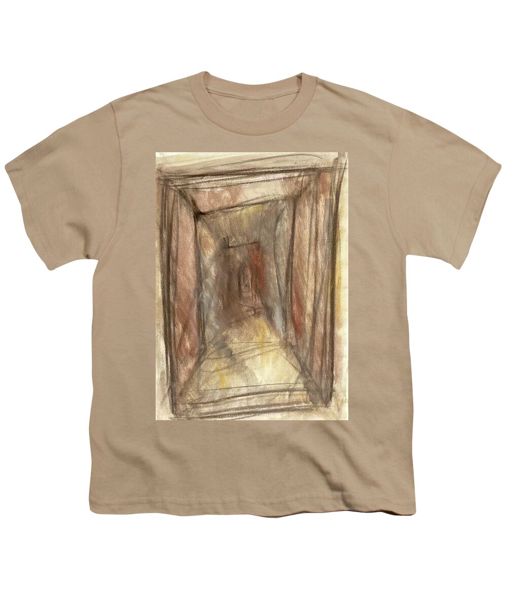 Cage Youth T-Shirt featuring the painting Cages VI by David Euler