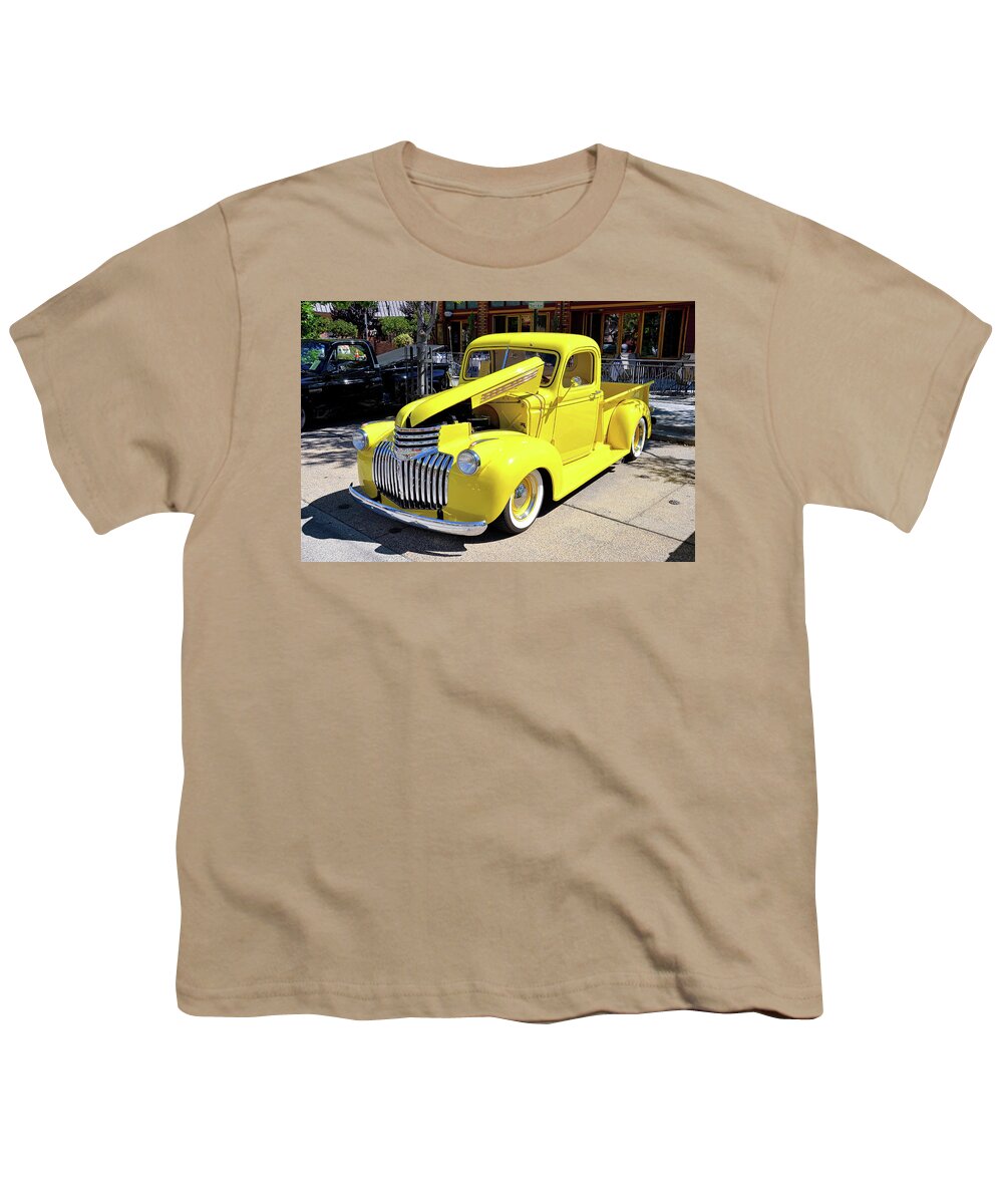 Classic Youth T-Shirt featuring the photograph Classic Chevy Pickup by David Lawson